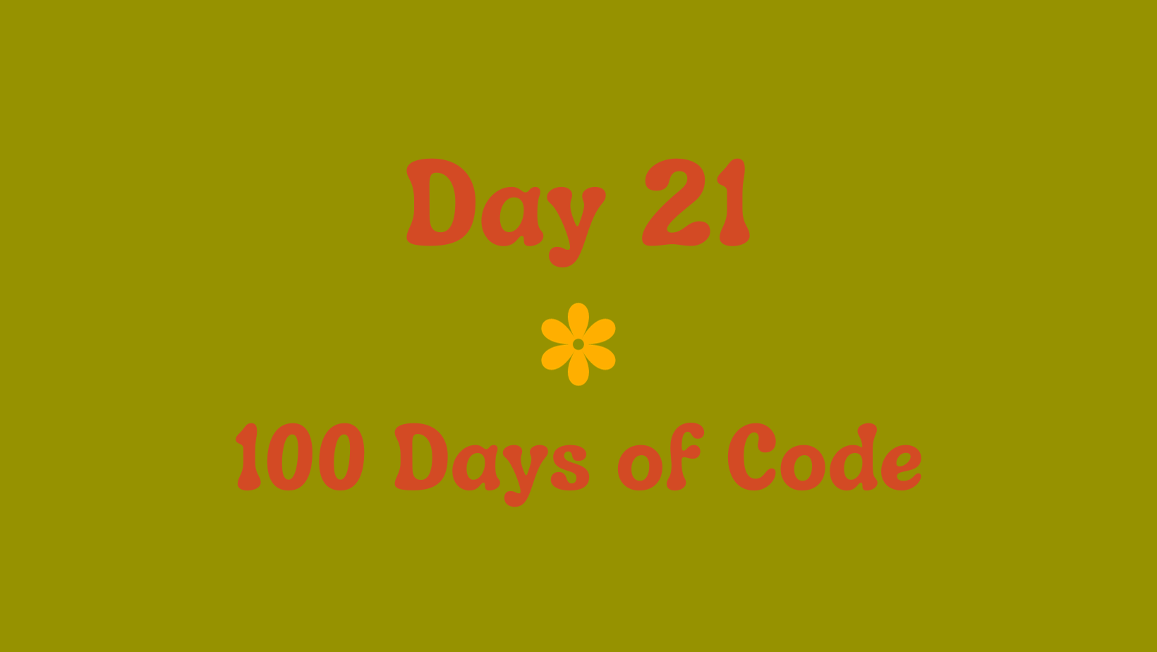 Day 21: "Let's Tackle Recursion"
