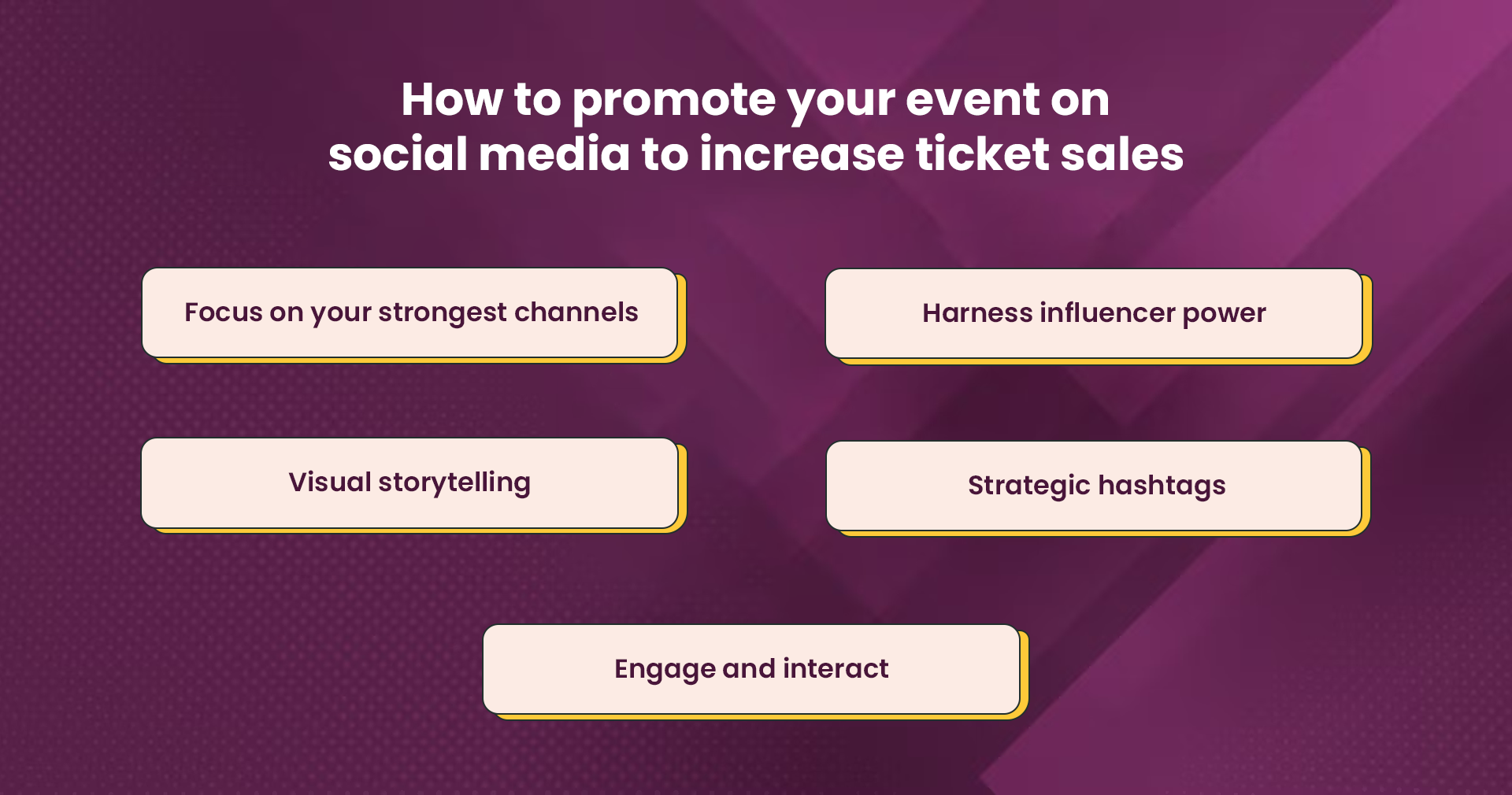 Tips to promote your event on social media