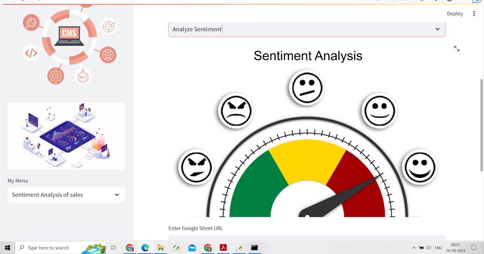Project Spotlight:  Building a Sentiment Analysis System with Google, VaderSentiment, Plotly, and Streamlit.