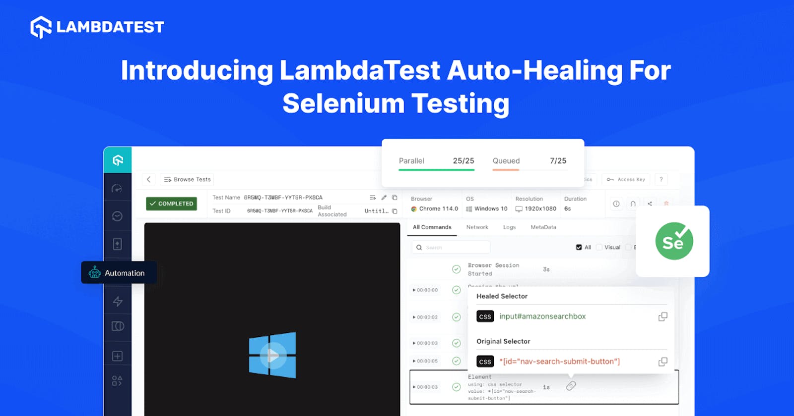 Overcome Flaky Tests And Unexpected Failures With LambdaTest Auto-Healing!