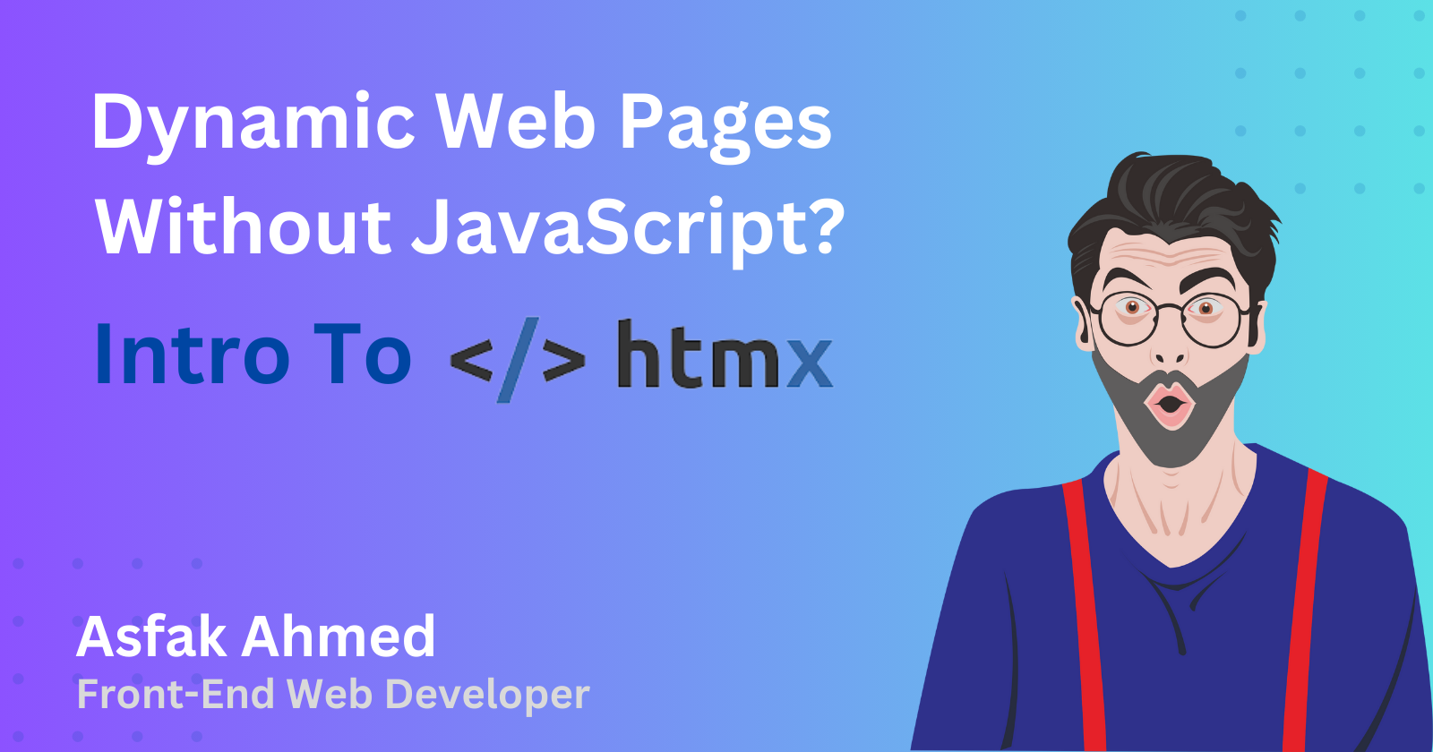 Dynamic Web Pages Without JavaScript? - Intro to HTMX