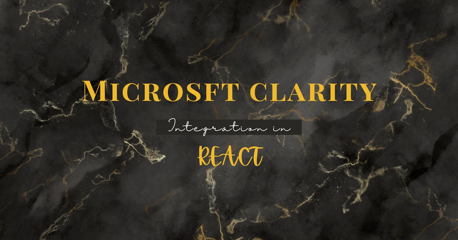 Seamlessly Integrating Microsoft Clarity in React Application