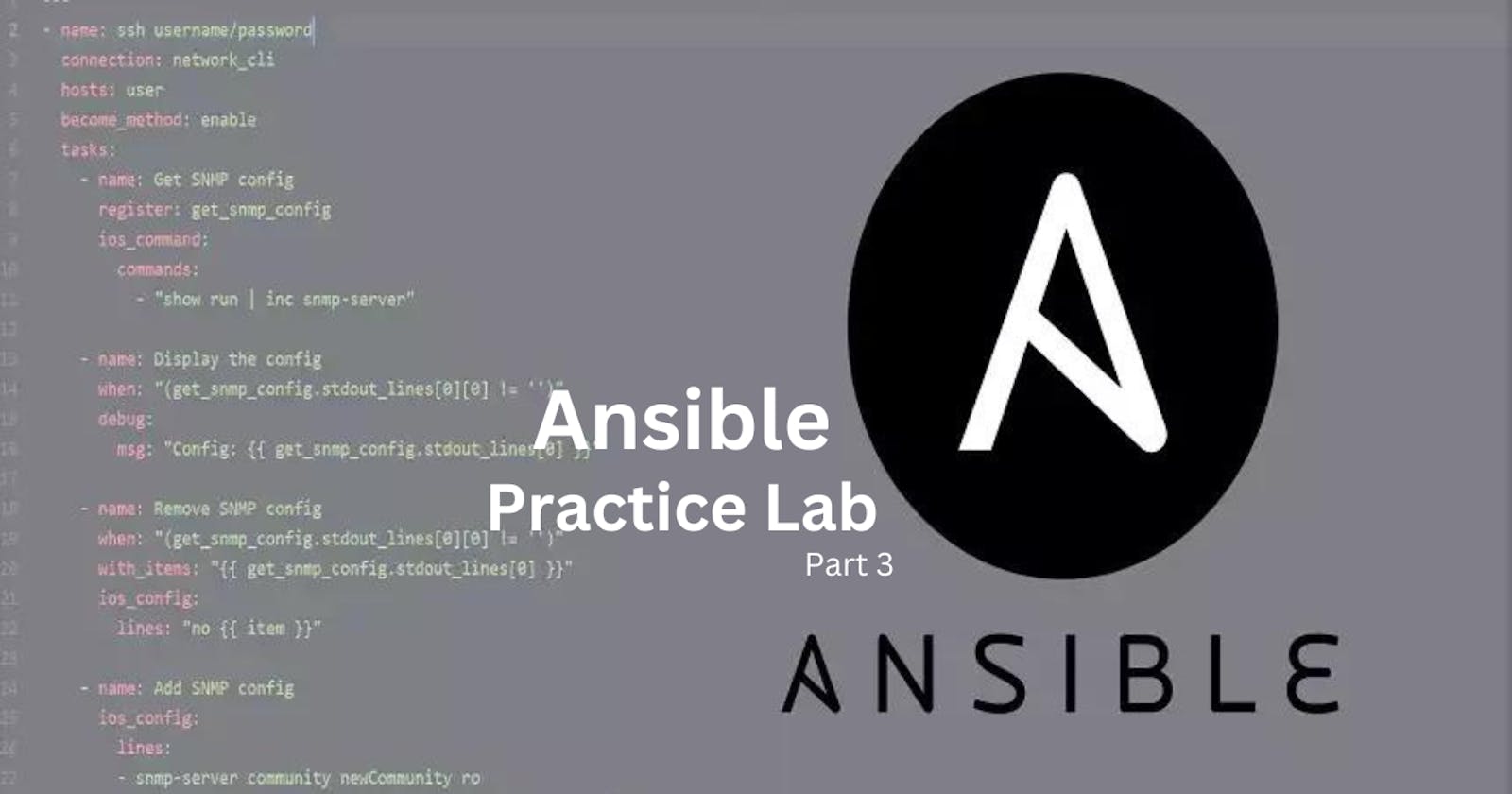 Ansible 3: Practice LAB