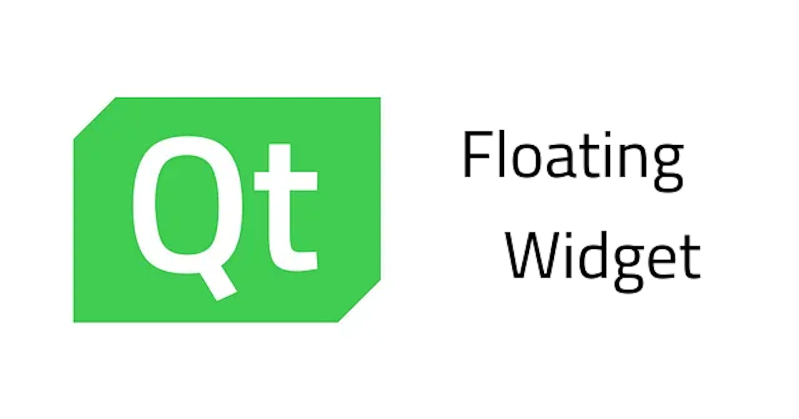 How to make a floating widget in Qt