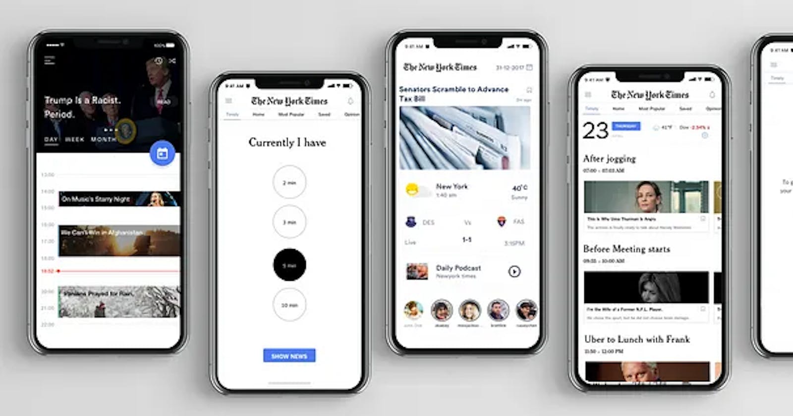 The New York Times app— a design revamp case study.