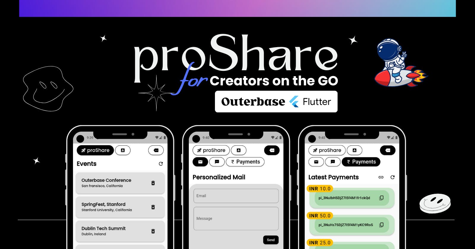 proShare - for Creators on the Go