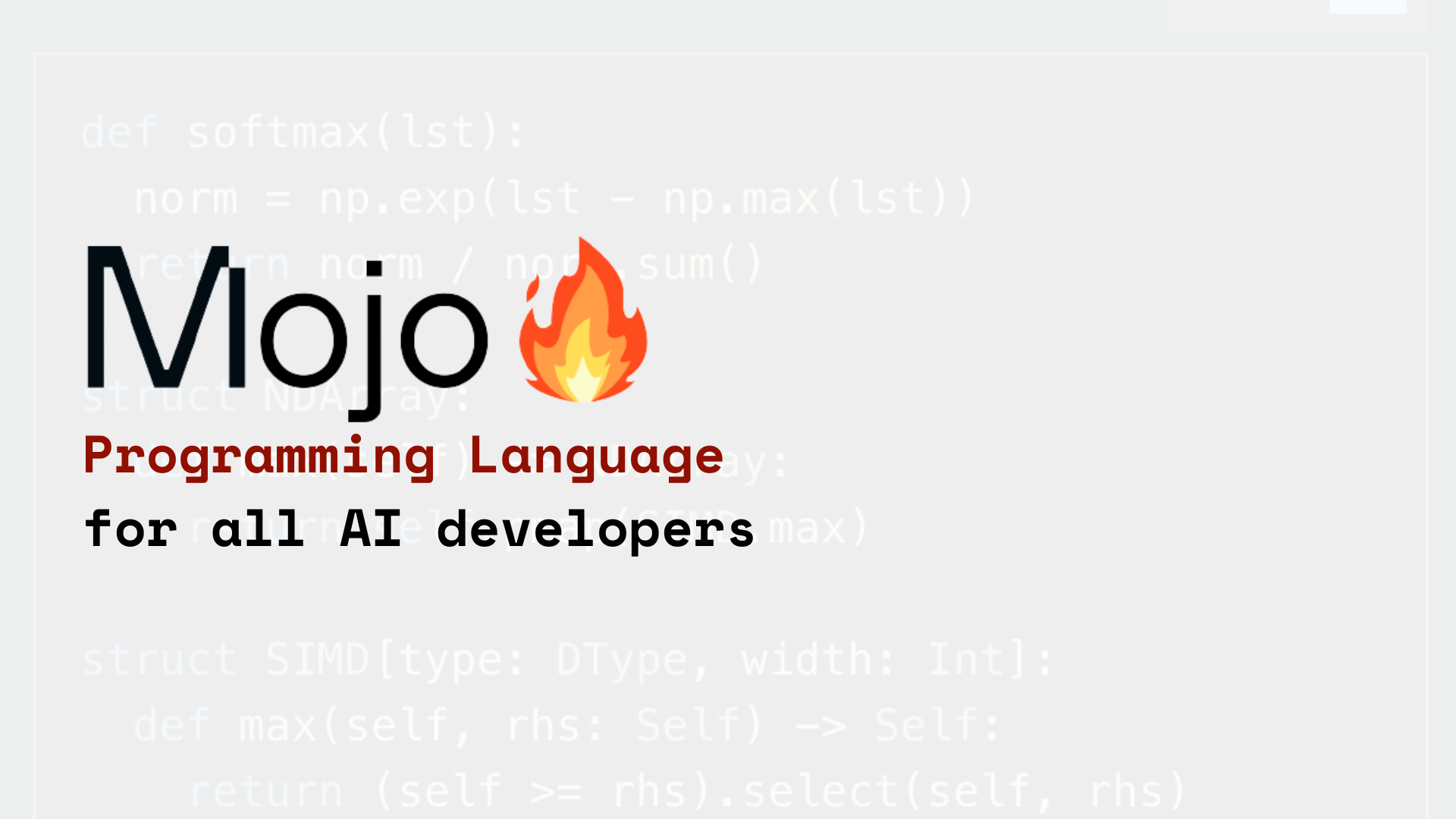 Getting Started with Mojo  ️‍🔥