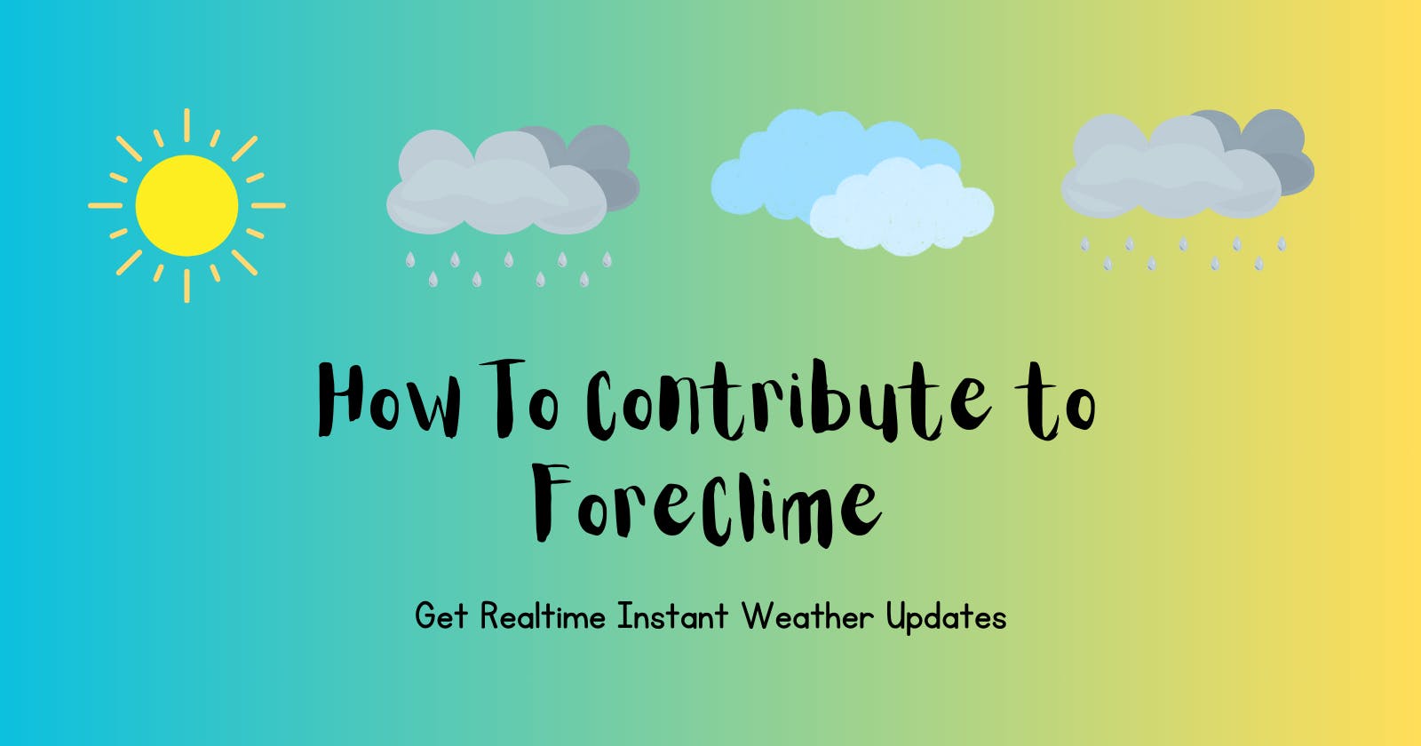 A Guide to Contributing to "ForeClime" 
Weather App