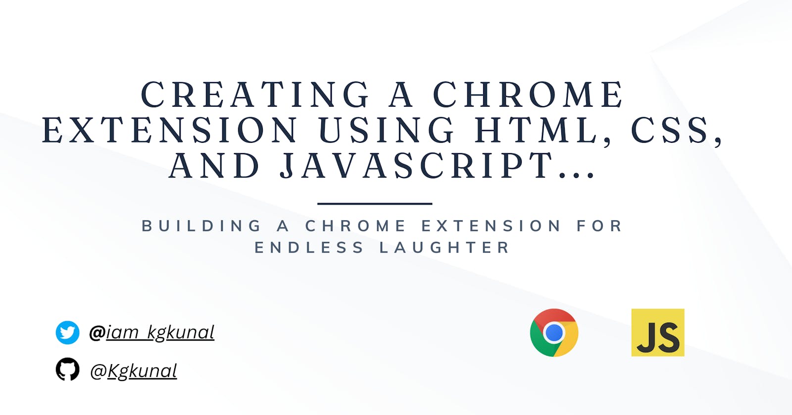 Building a Chrome Extension for Endless Laughter