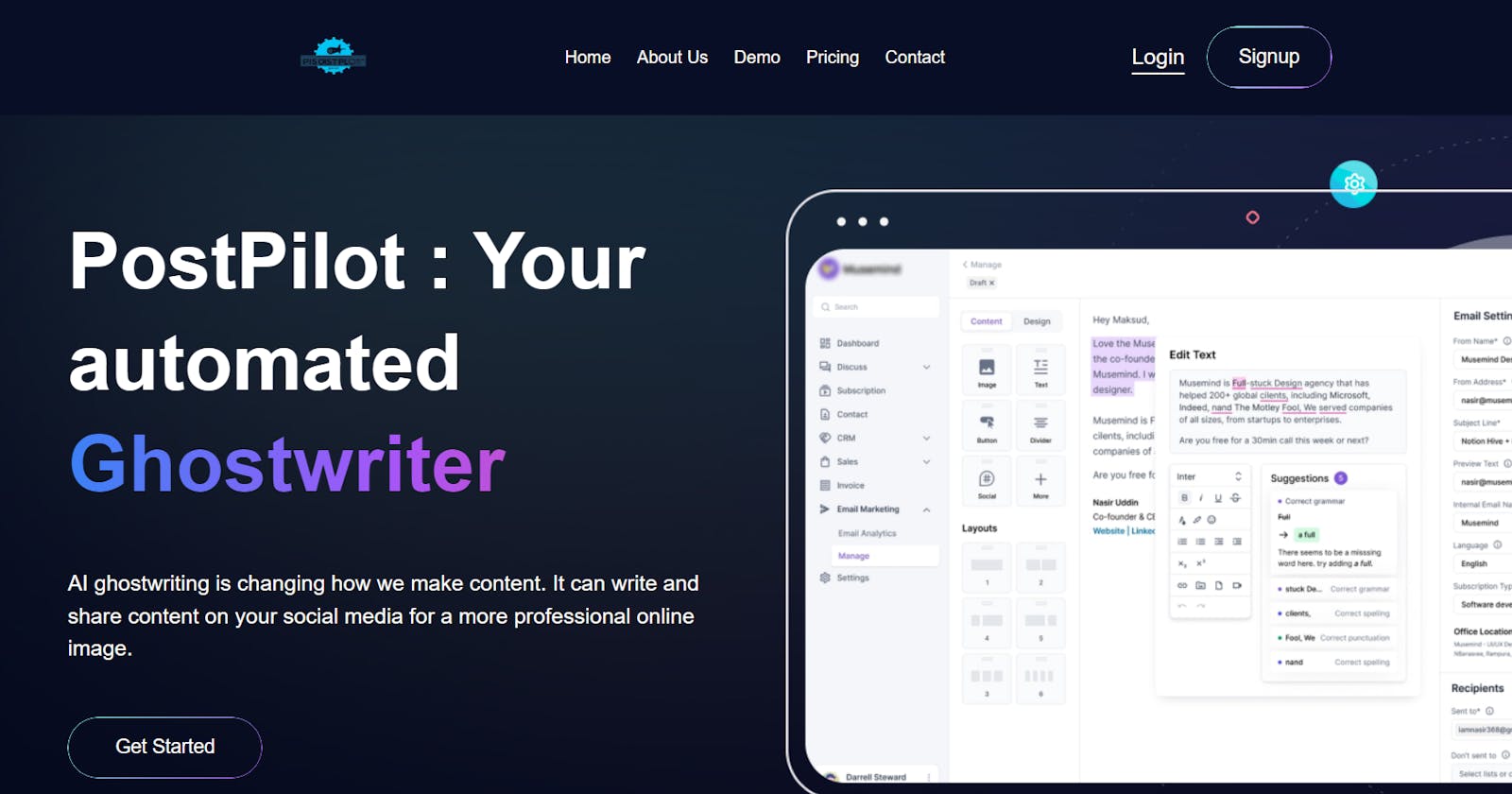 PostPilot: Your AI Ghostwriter for Twitter & LinkedIn - Hashnode x Outerbase Hackathon Project
