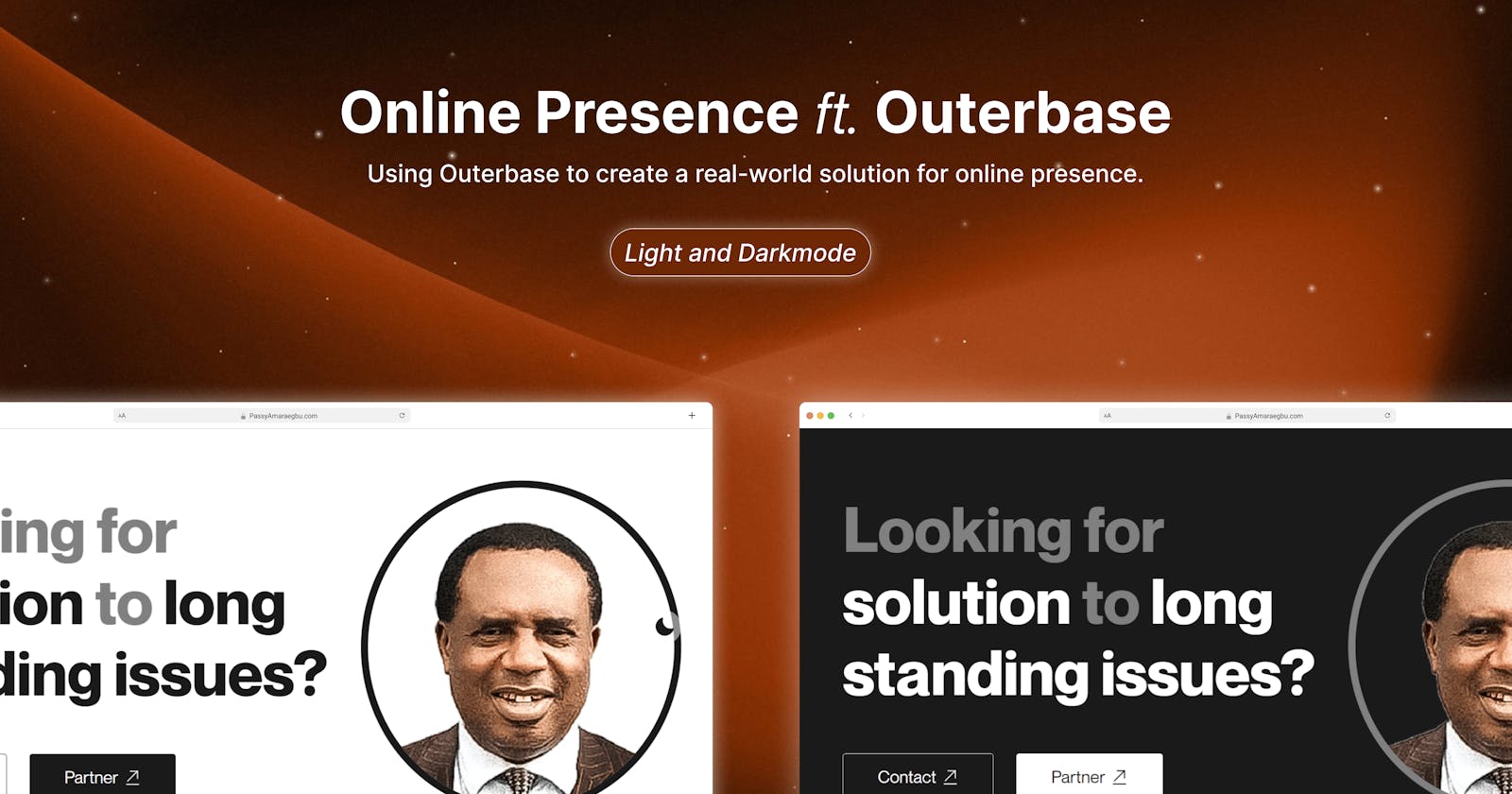 Building a Tangible Online Presence with Outerbase: A Hackathon Journey