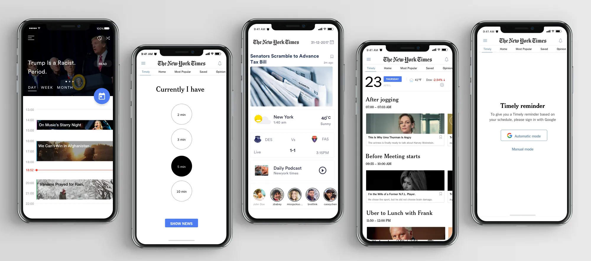 My Review on the Redesigning the New York Times app