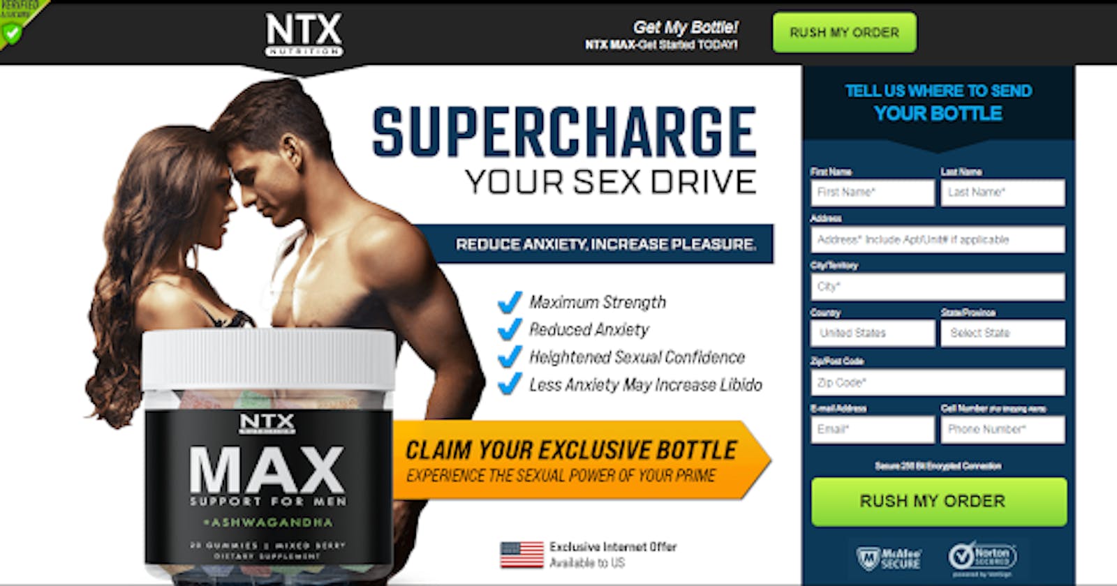 Discover a New Level of Pleasure with NTX MAX Male Enhance Gummies US