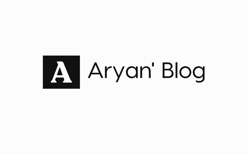 Aryan' Blog