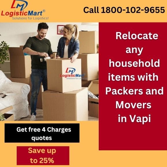 Best Packers and Movers in Vapi - LogisticMart