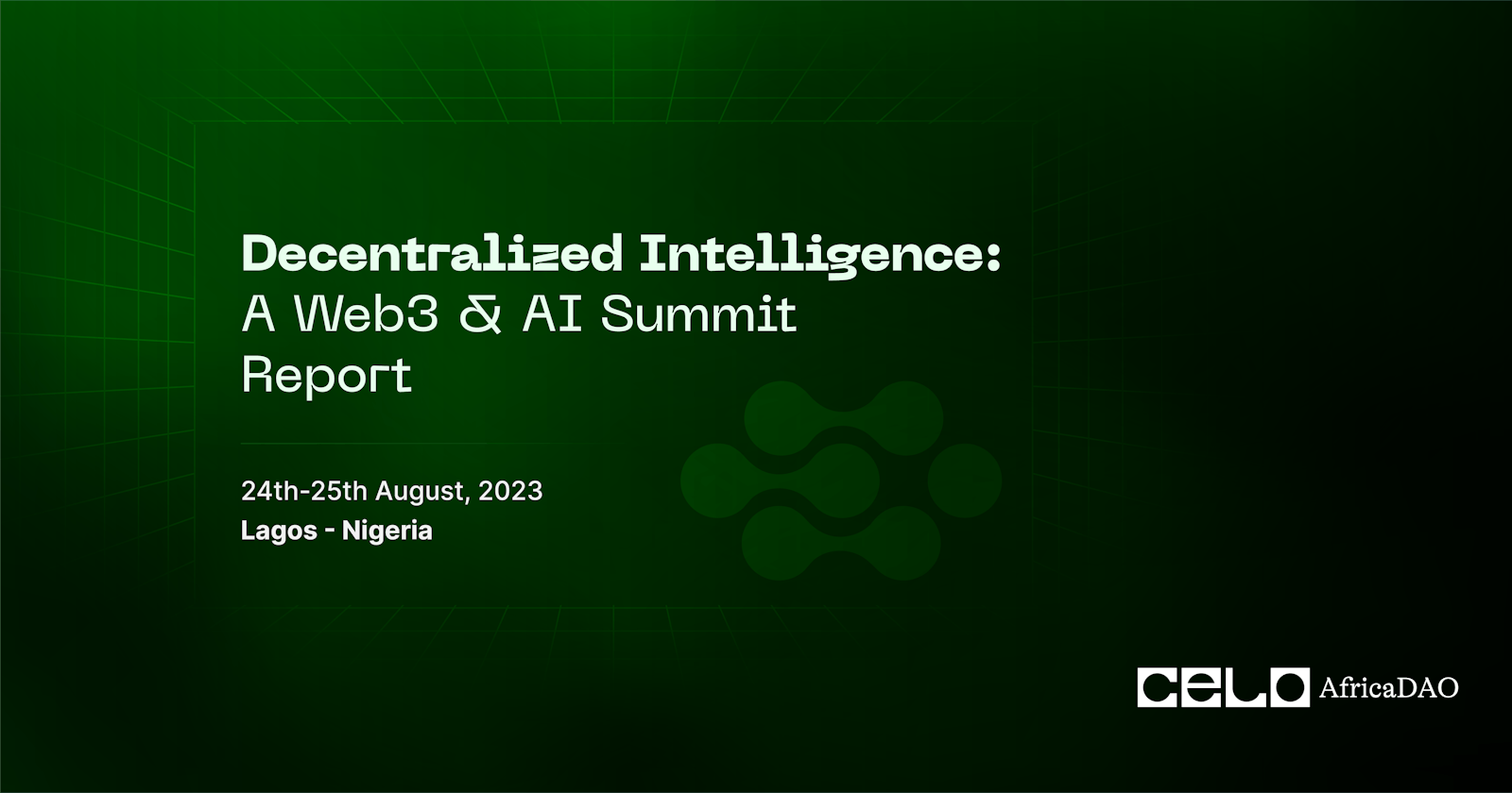 Decentralized Intelligence: A Web3 & AI Summit Report