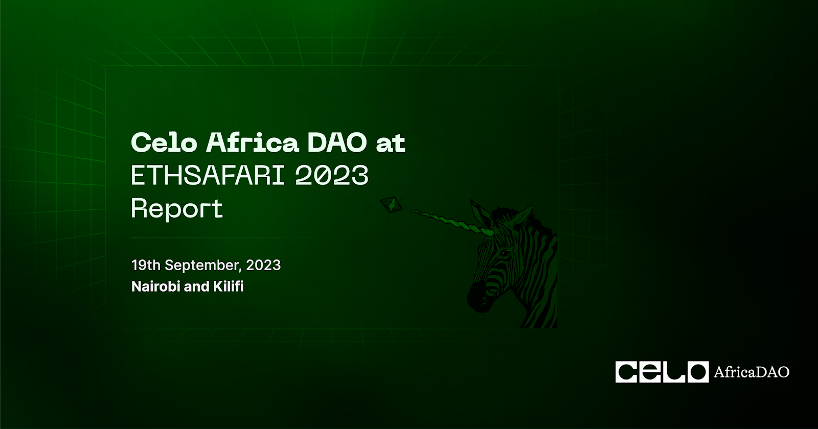 Celo Africa DAO AT ETHSAFARI  2023 Report