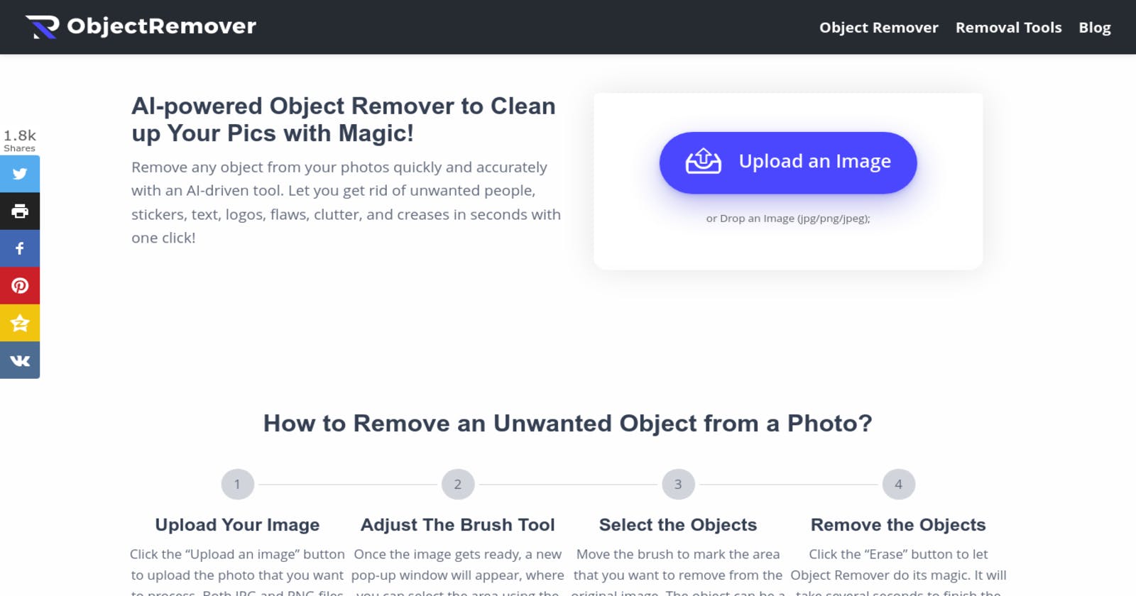 Revolutionize Your Photo Editing with the AI Object Remover: Say Goodbye to Unwanted Elements!