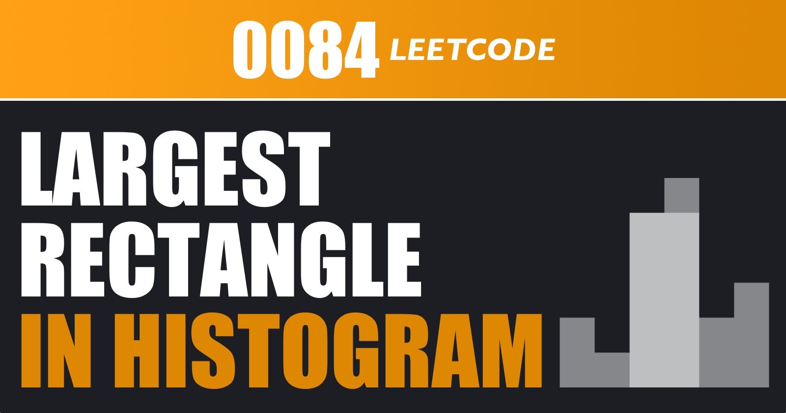 Largest Rectangle in Histogram - Leetcode 84