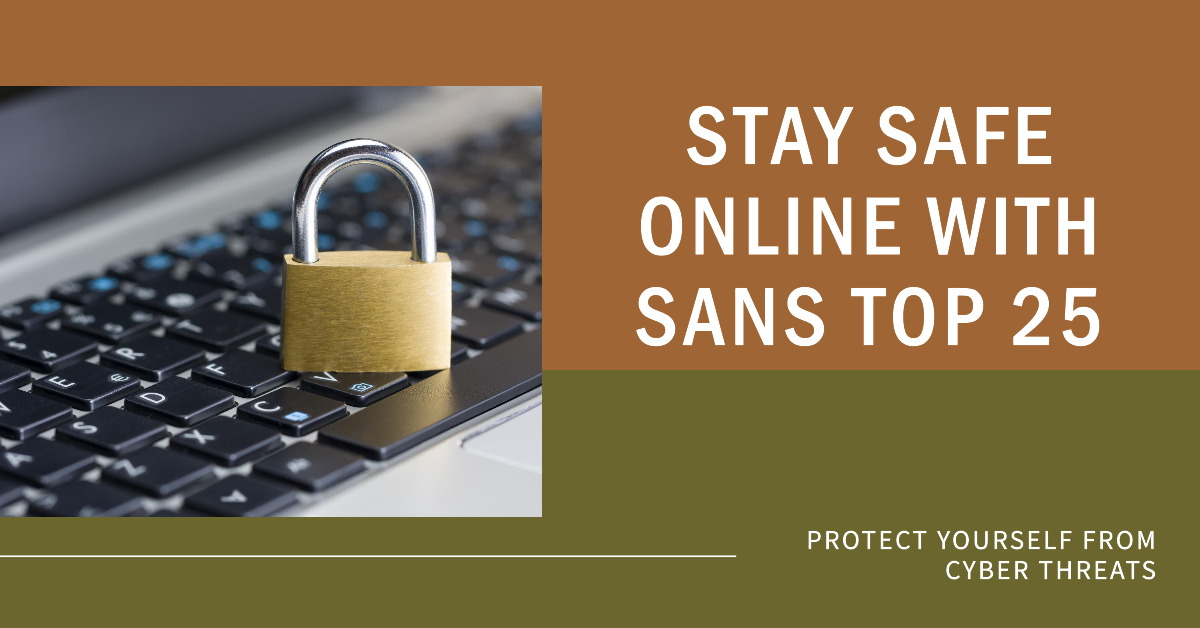 The SANS Top 25 Most Dangerous Software Errors.