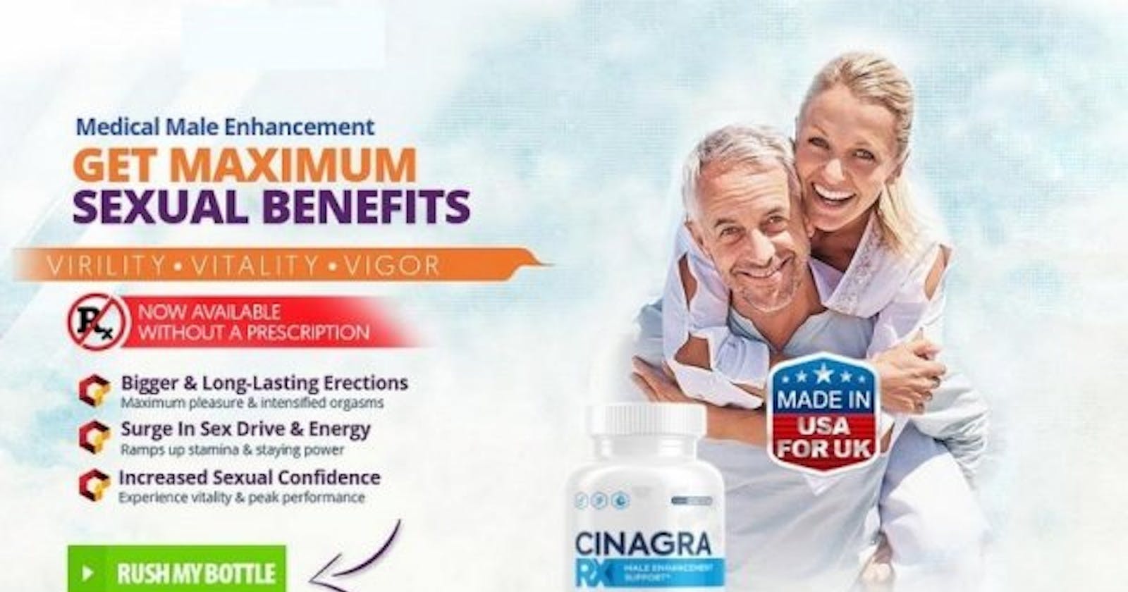 Cinagra RX Male Enhancement Natural & 100% Safe! To Uses