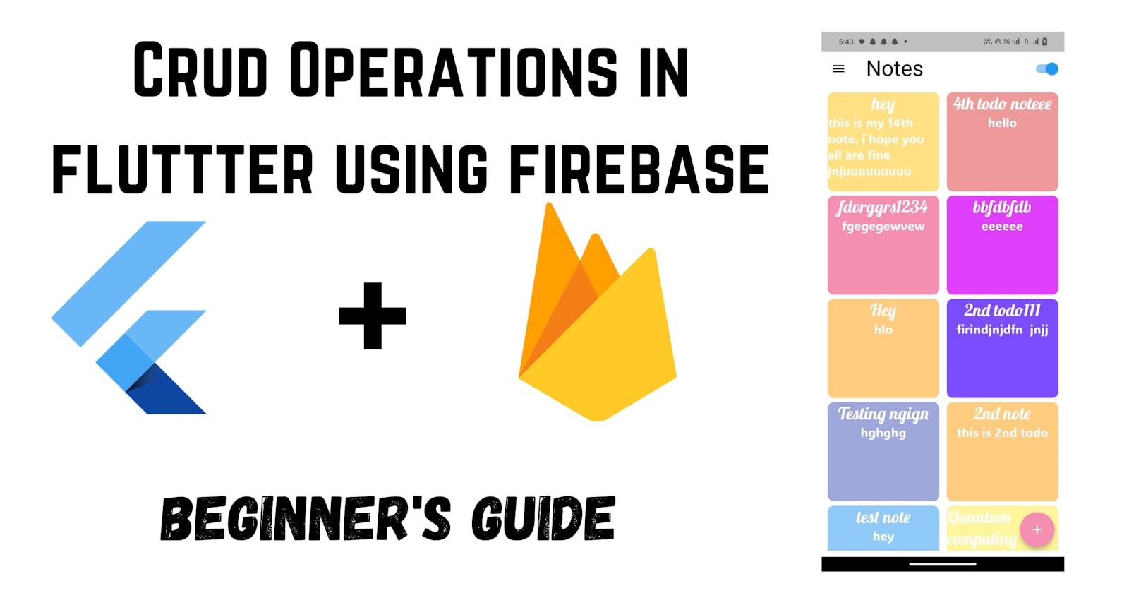 Building Dynamic Mobile Apps: Unleashing the Power of Flutter and Firebase for CRUD Operations