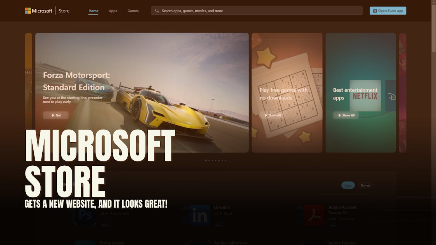 Microsoft Store gets a new website, and it looks great!