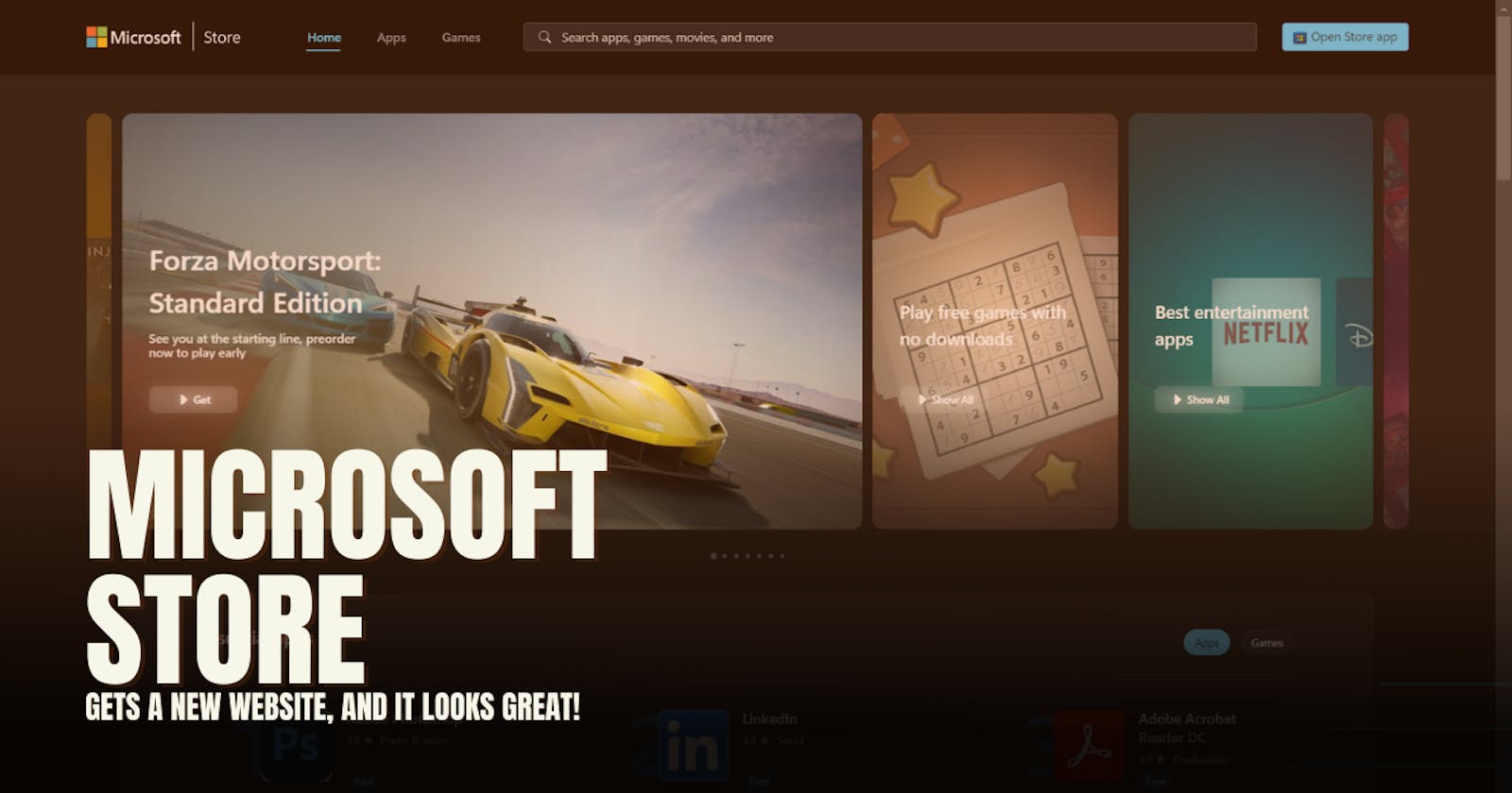 Microsoft Store gets a new website, and it looks great!