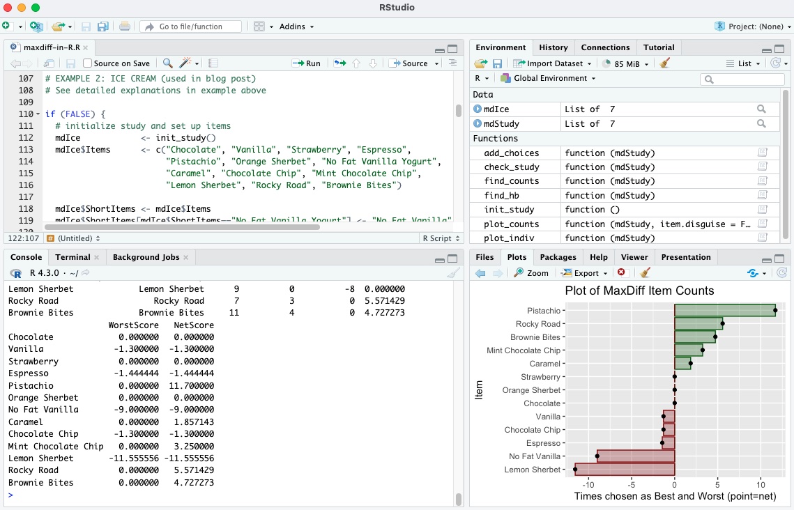 Easy MaxDiff in R