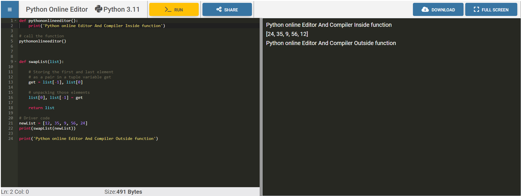 Python Online Editor and Compiler: A Seamless Coding Experience