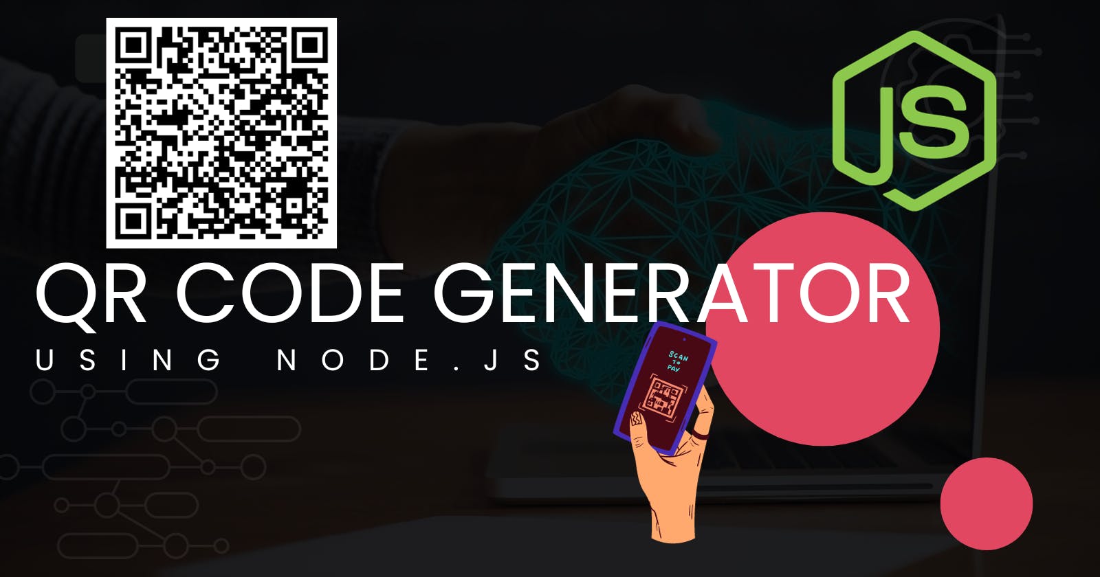 QR Code generator using Node.js