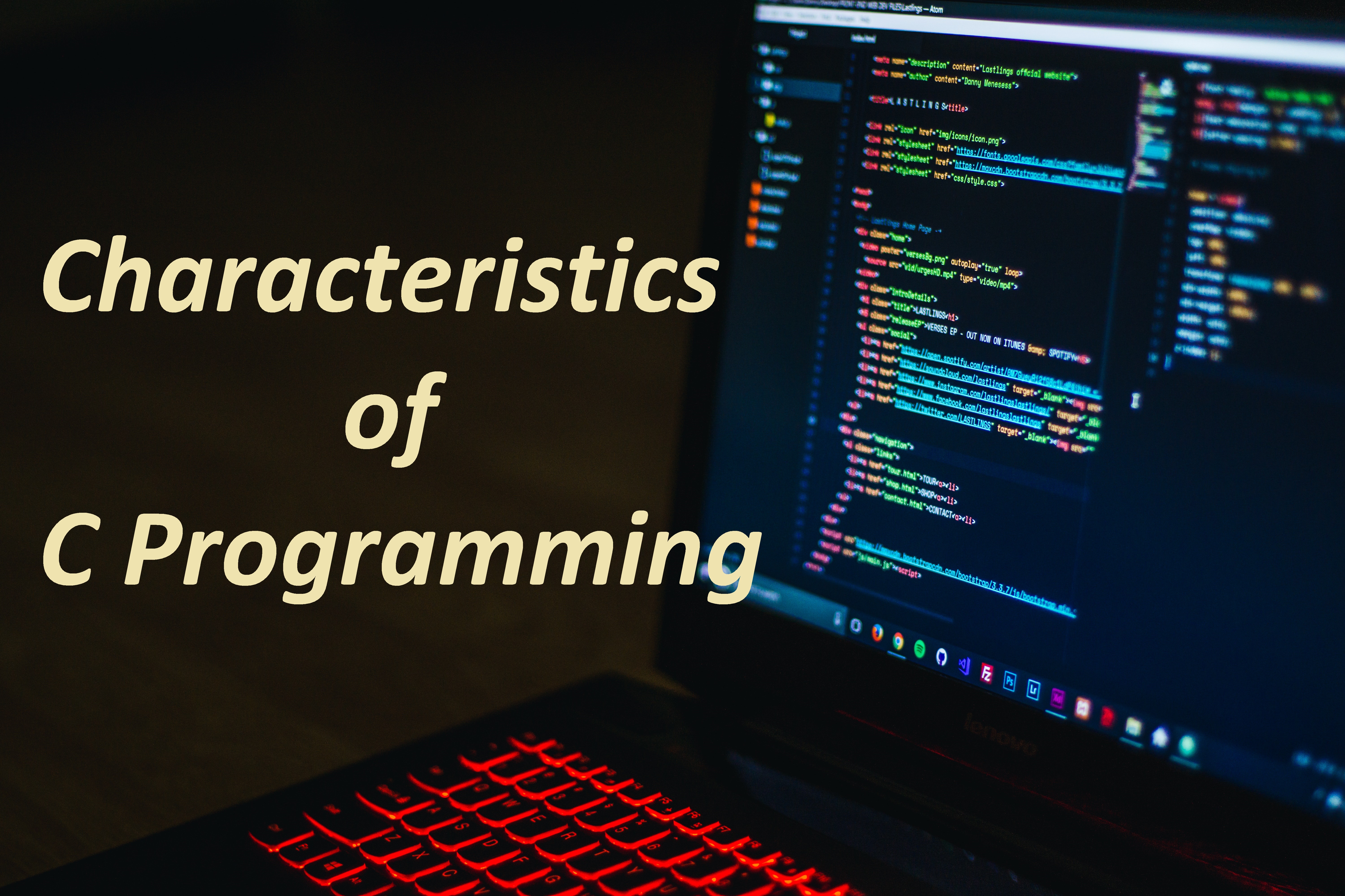 Characteristics of C Programming