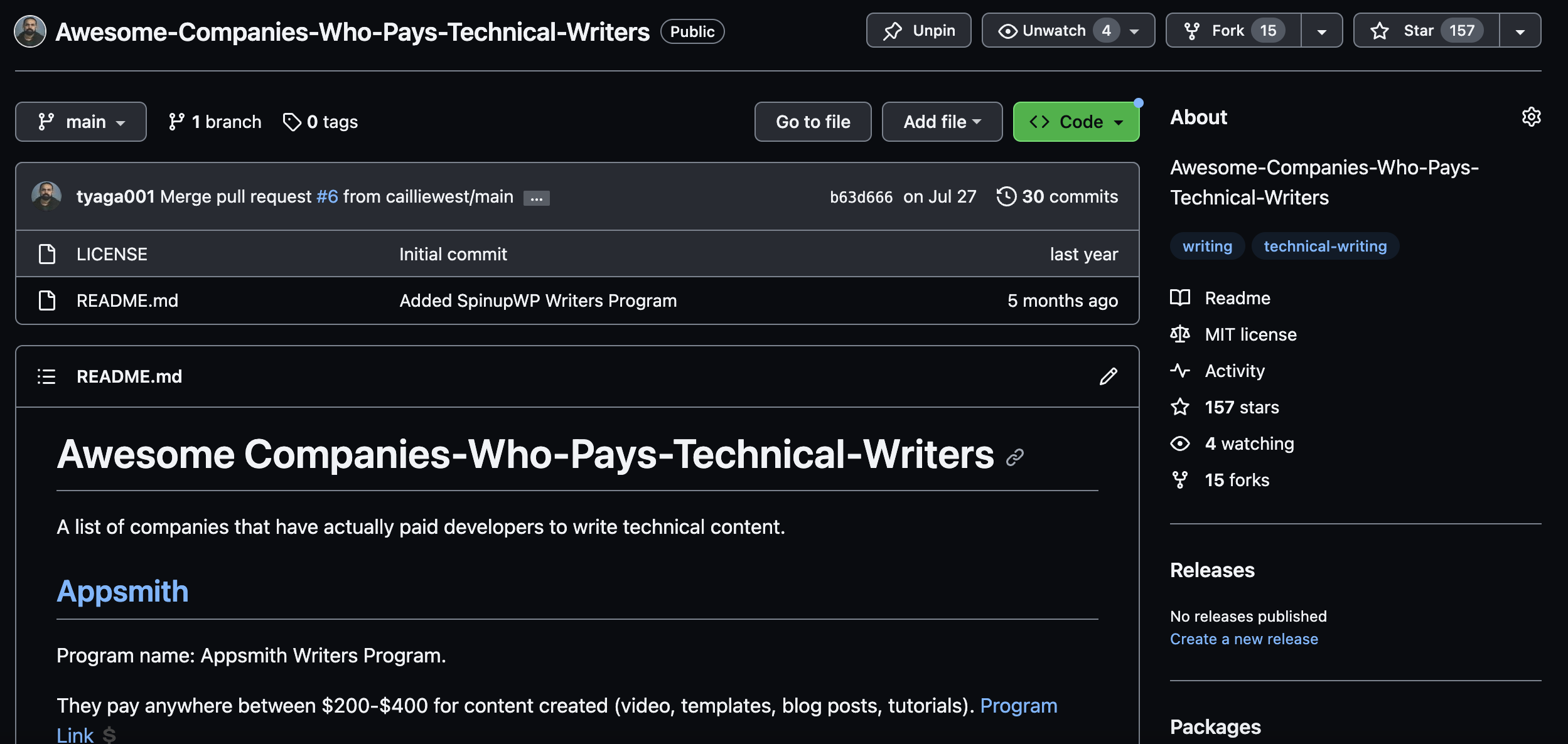 Awesome-Companies-Who-Pays-Technical-Writers