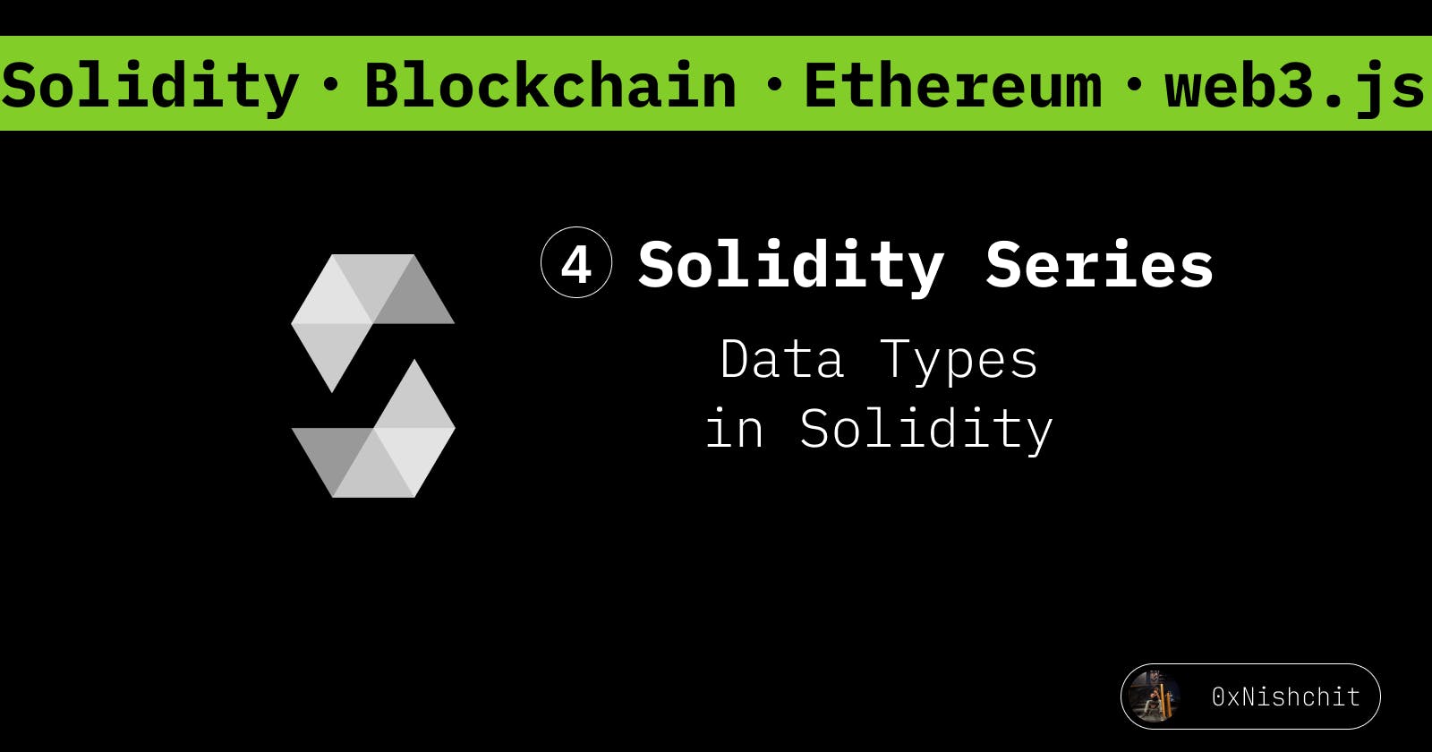 Solidity: Data type in 2min!!