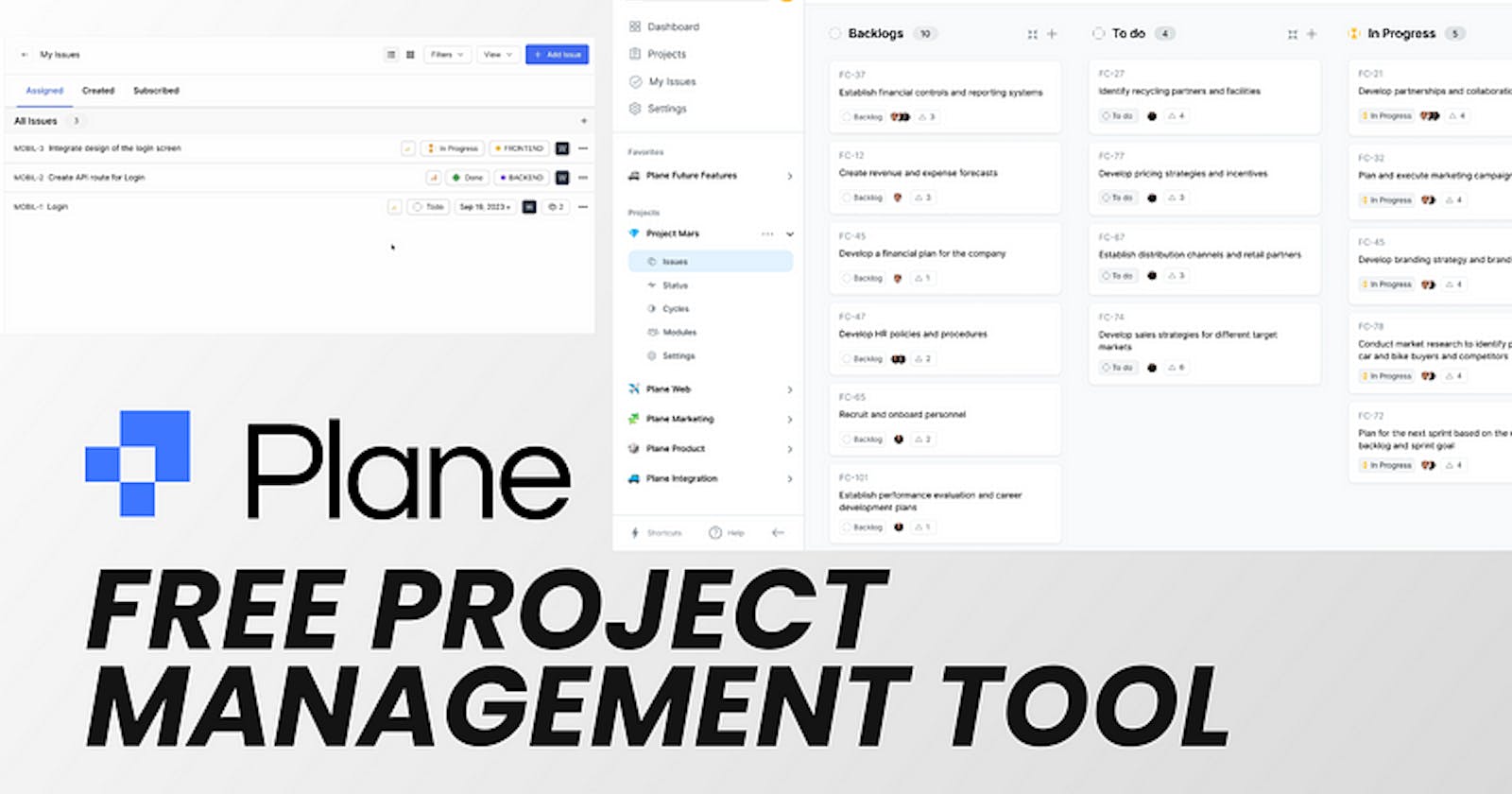 Project Management with Plane: A free Open Source alternative to Jira, Asana, and Trello
