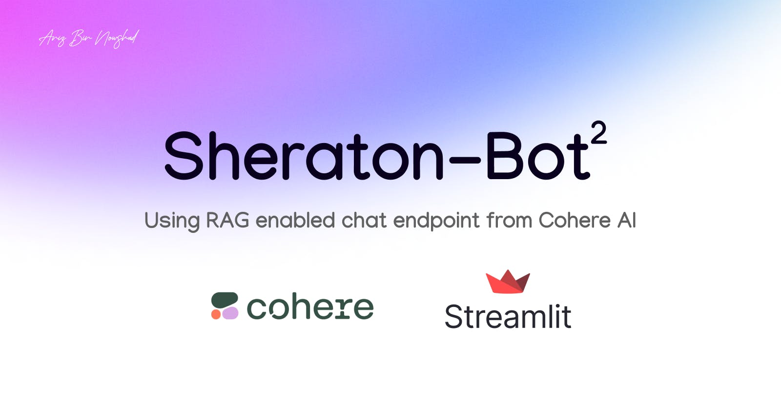 Chatbot developed using RAG enabled chat endpoint from Cohere AI