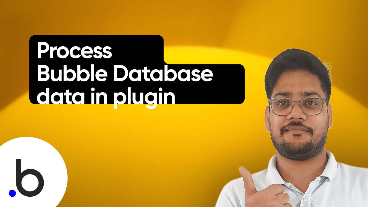 Bubble Plugin Editor: Work with Database Data
