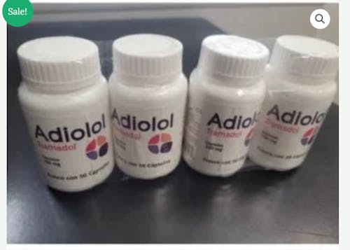 Adiolol tramadol 100mg white capsule