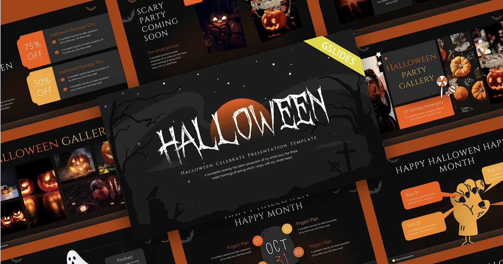 Halloween Google Slides Templates: A Spooktacular Presentation Experience