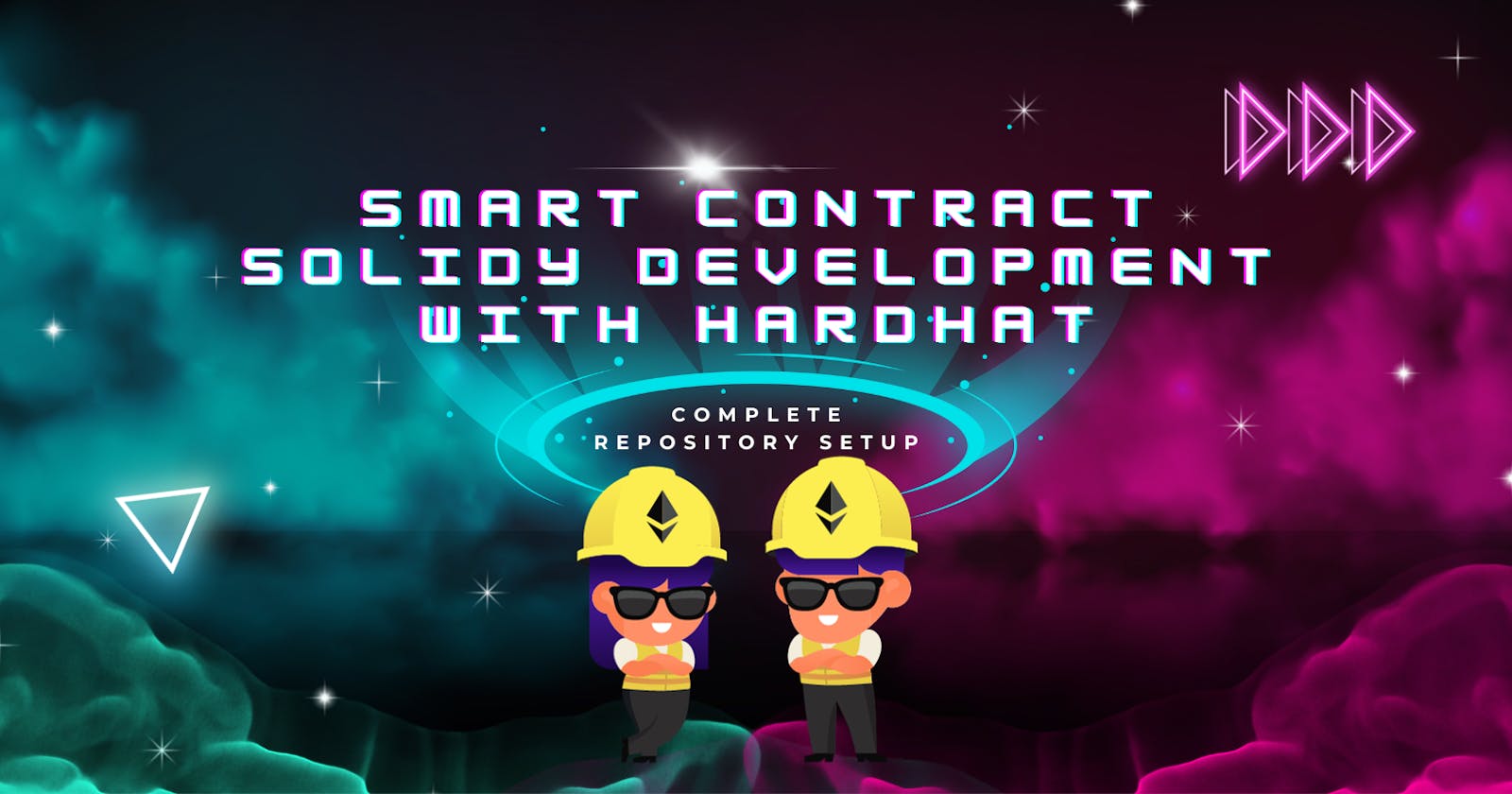 Setting up smart contract solidity development repository with hardhat