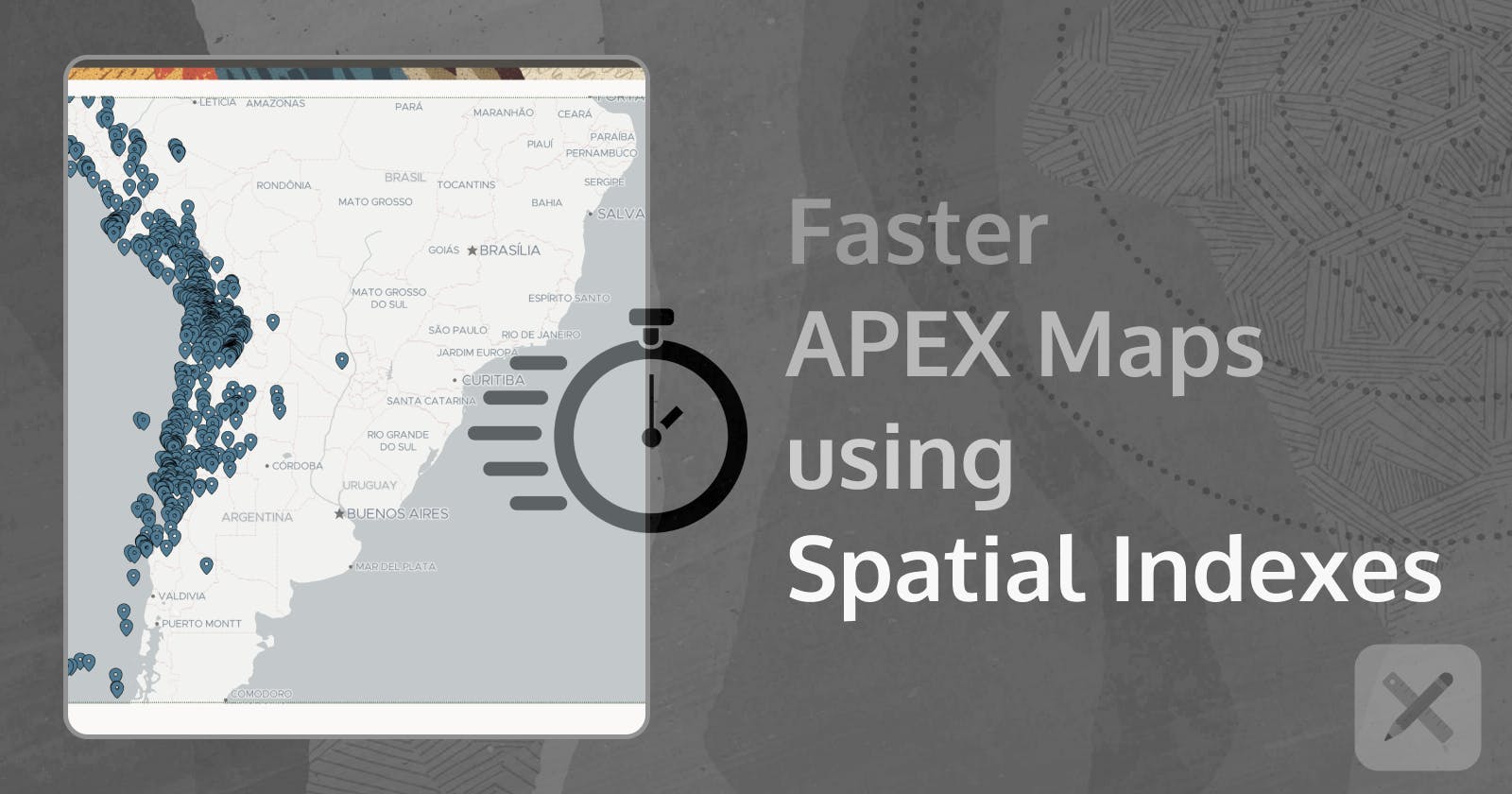 How To Optimize APEX Maps Load Time Using Spatial Indexes