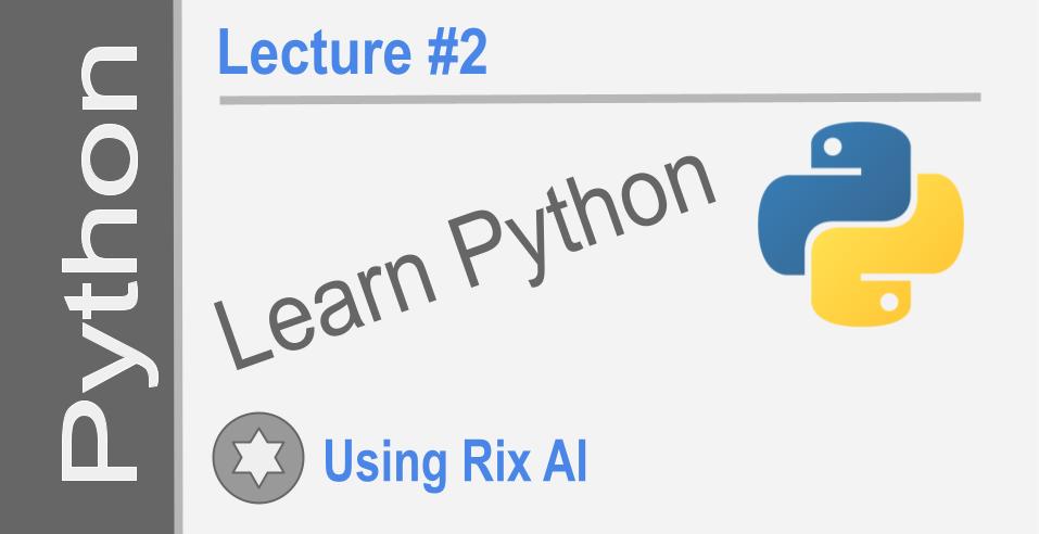 Learning Python