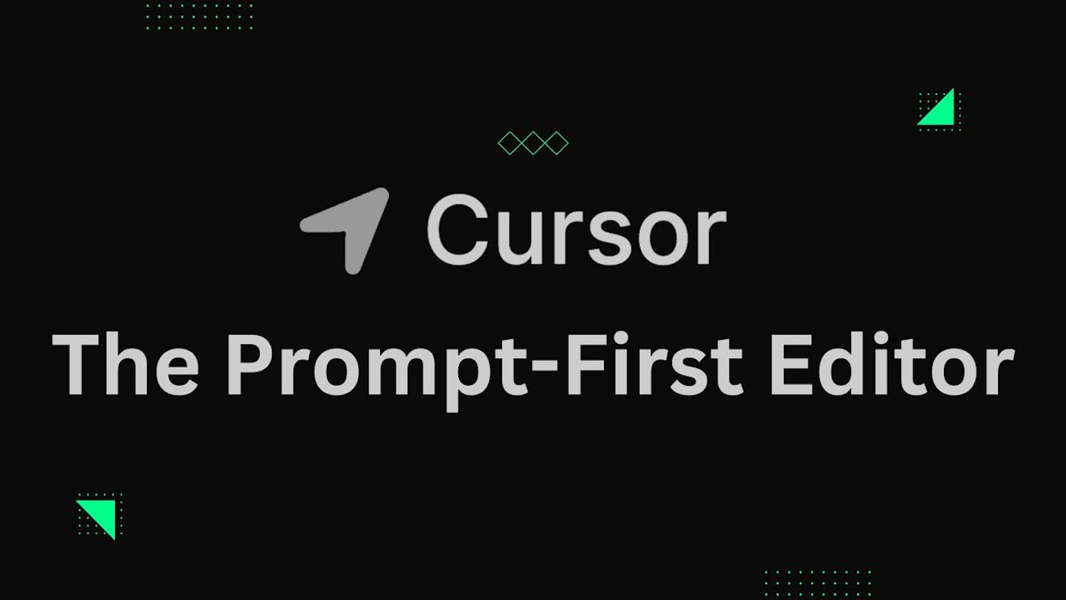 Cursor - An Integrated Development Environment