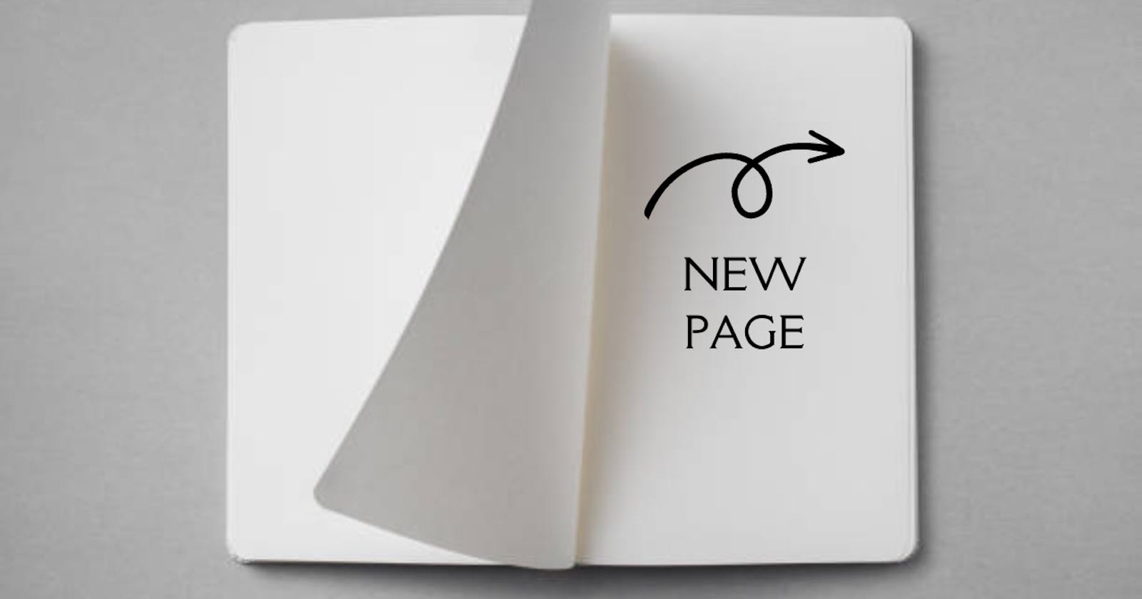 Turning a New Page