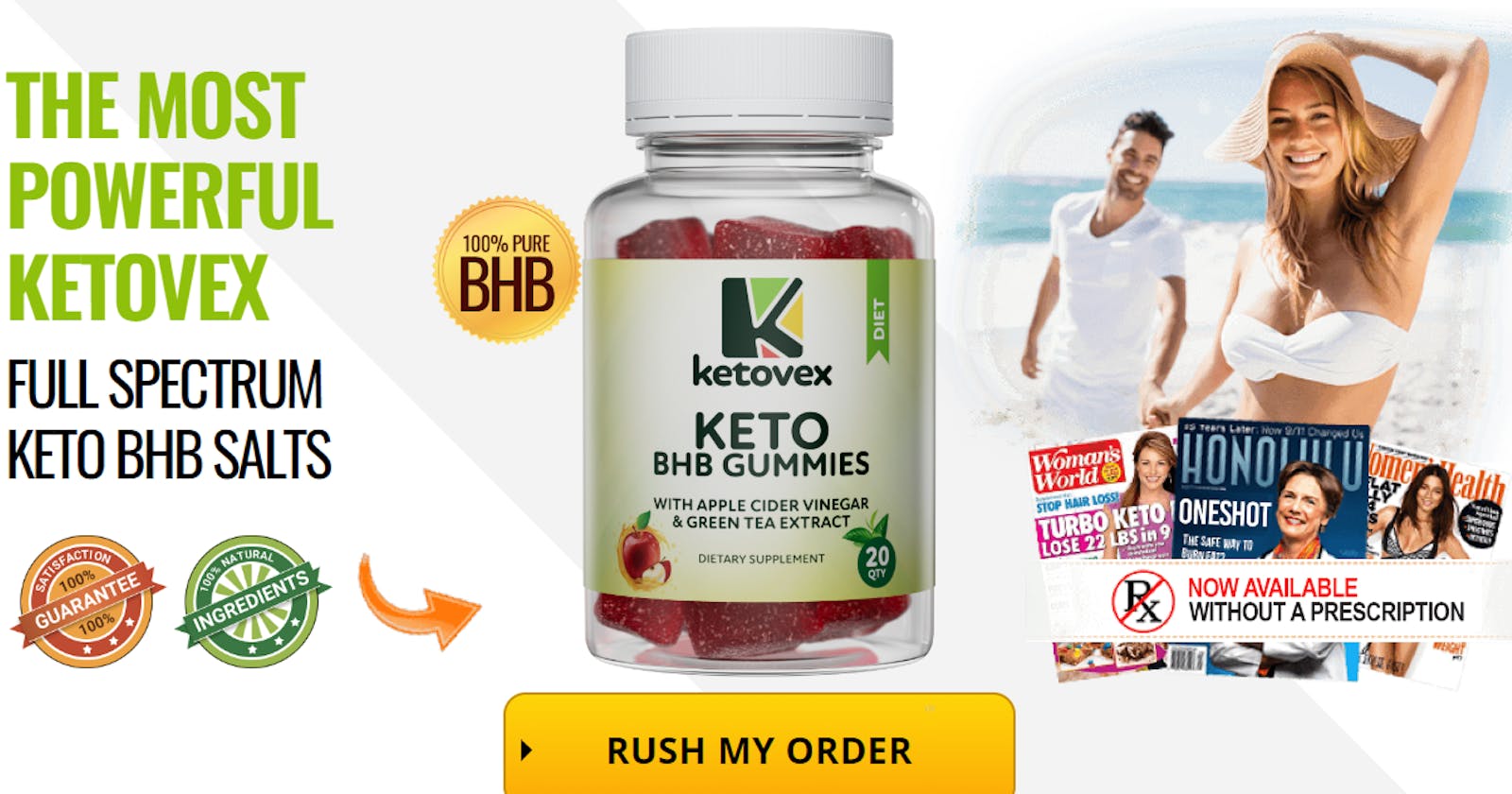 Deliciously Ketogenic: Ketovex Keto BHB Gummies Unleashed