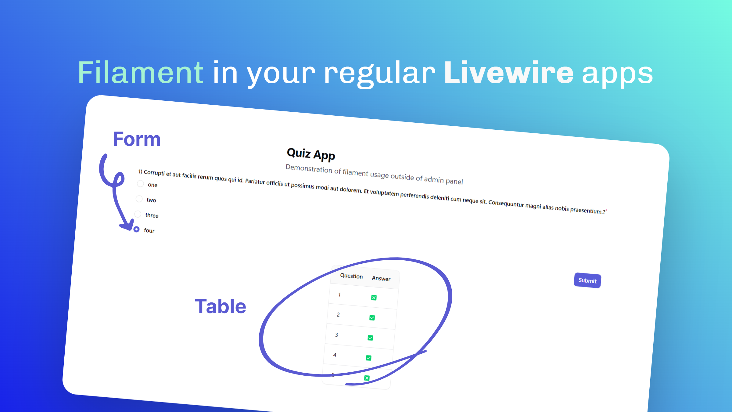 ❤️ the way of filament? Well you can use filament outside of admin panel too.