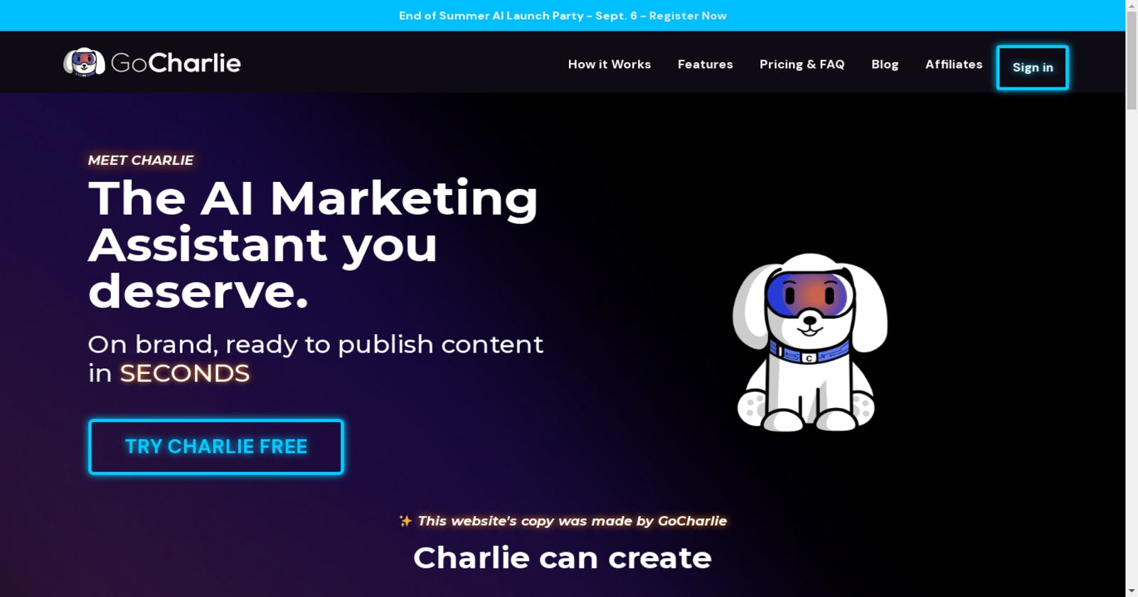 Unleash Your Creativity with GoCharlie: Your AI Content Creation Partner