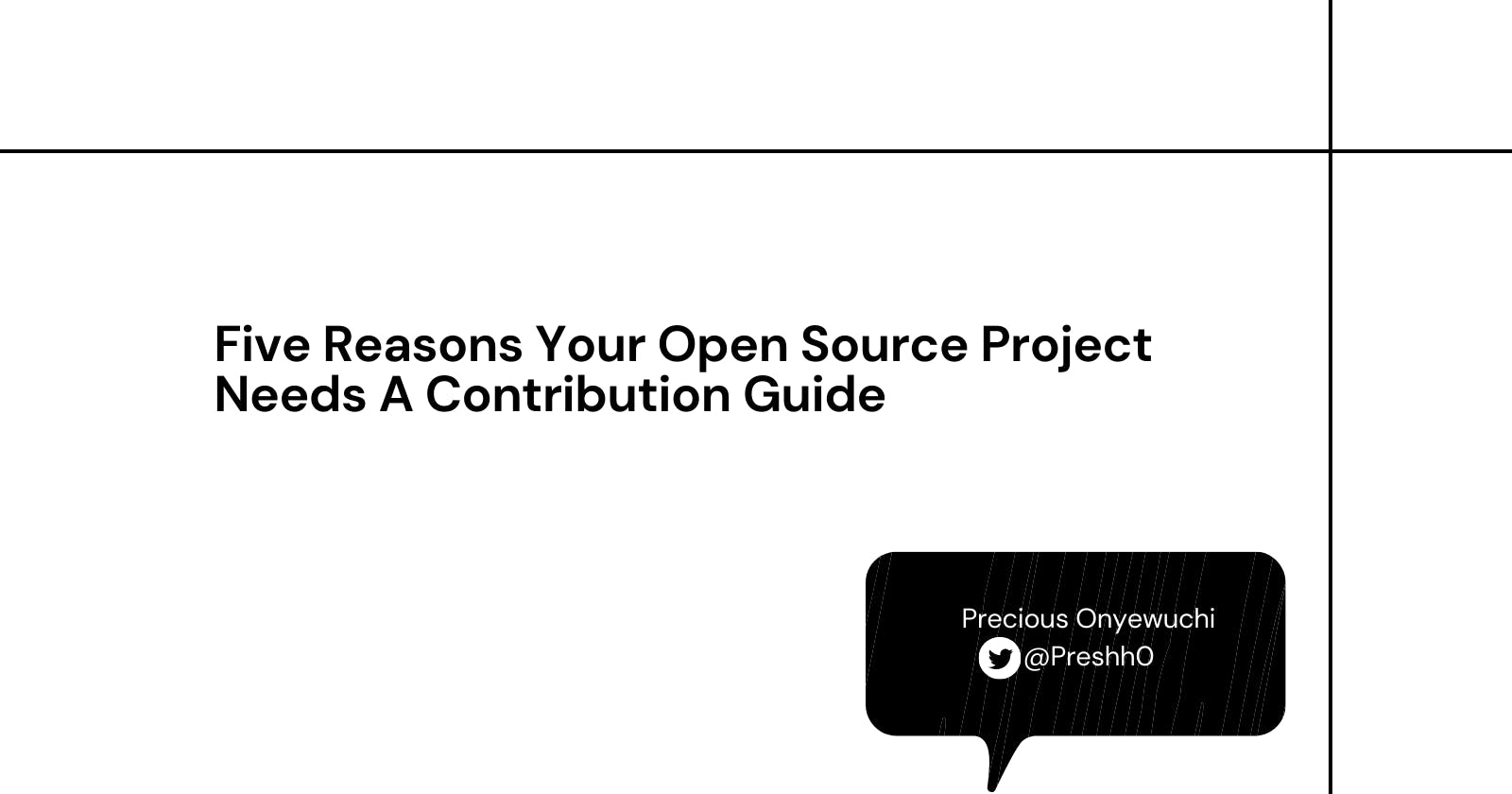 Five Reasons Your Open Source Project Needs A Contribution Guide