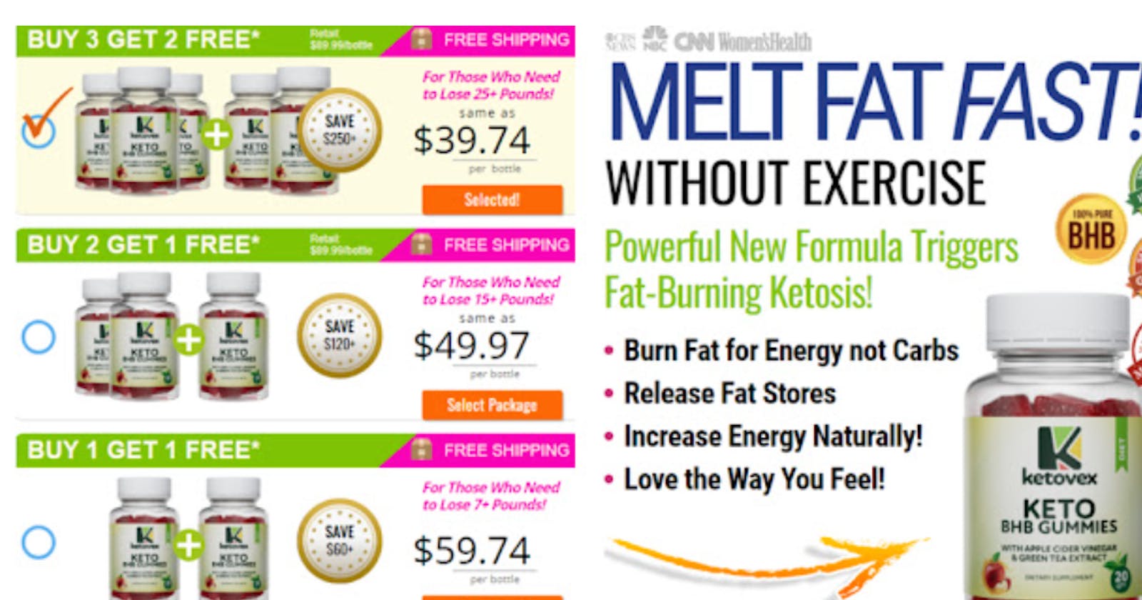 Ketovex Keto BHB Gummies — Safe & Real Ingredients For Weight Loss!