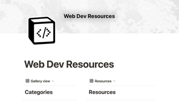 Web Development Resources